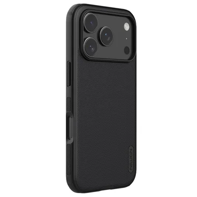 NILLKIN Frosted Shield Pro For iPhone 18 Pro Max / 17 Pro Max Case Matte PC + TPU Phone Cover - Black