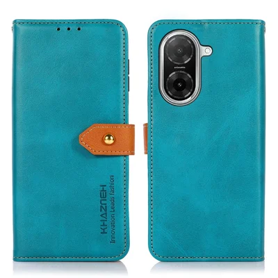 KHAZNEH For Xiaomi Poco C71 4G / Redmi A5 4G (171.7mm) Wallet Phone Case Stand Leather Flip Cover - Blue