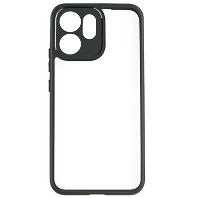 Voor Oppo Reno14 F 5G hoesje Stootvast PC + TPU Transparant achterkant telefoonhoesje