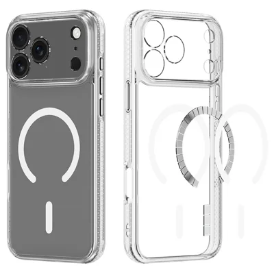 DUX DUCIS Clin Serie voor iPhone 17 Pro Max Hoesje PC + TPU Transparant Magnetisch Telefoonhoesje Compatibel met MagSafe