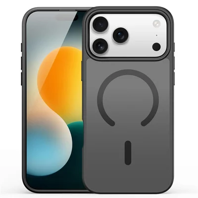 DUX DUCIS Yind Series For iPhone 17 Pro Case TPU + PC Matte Phone Cover Compatible with MagSafe - Black