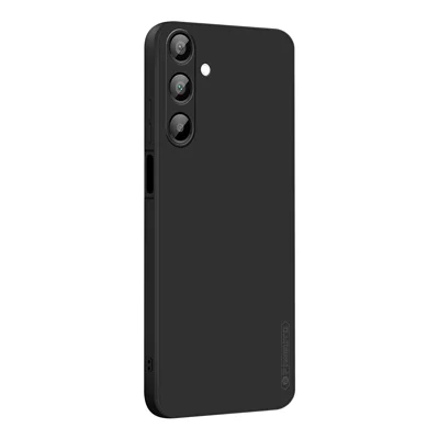 PINWUYO For Samsung Galaxy A17 5G / A17 4G Phone Case Soft Matte TPU Mobile Back Cover - Black