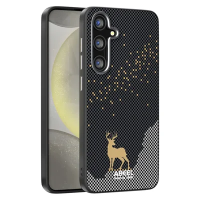 ABEEL For Samsung Galaxy S25 FE Magnetic Case Ultra Slim PC TPU Phone Back Cover - Deer