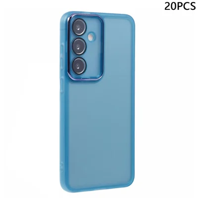 Bulk Purchasing 20Pcs For Samsung Galaxy A25 5G (Global) (161.0mm) Case TPU Phone Cover Precise Cutouts - Transparent Blue