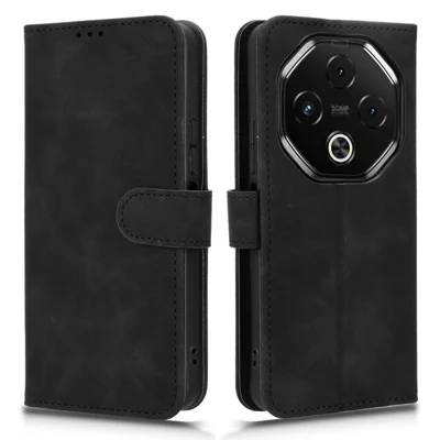 For Umidigi G100 5G / G100 Pro 4G Leather Case Skin Feel Anti Drop Wallet Flip Phone Cover - Black