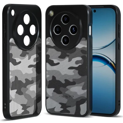 IBMRS For Oppo Find X8s+ 5G Case Soft TPU Frame Hard PC Back Anti-Fall Phone Cover - Artistic Camouflage