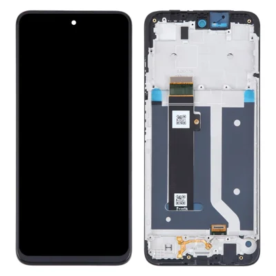 For Motorola Moto G34 5G Grade C LCD Screen and Digitizer Assembly + Frame Part (Without Logo)