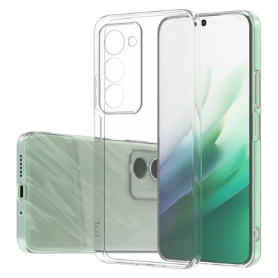 Til Xiaomi Redmi 15 5G (Global) (169 mm) bagside dæksel, ultra tynd fleksibel TPU klar telefonbeskyttelsesdæksel