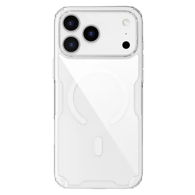 NILLKIN Nature Pro Series for iPhone 18 Pro Max / 17 Pro Max Case Compatible with MagSafe TPU + PC Ultra Clear Phone Case - Transparent