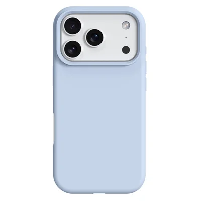 Til iPhone 17 Pro Case Kompatibel med MagSafe, Hudvenlig Flydende Silikone + PC Telefonbeskyttelse - Babyblå