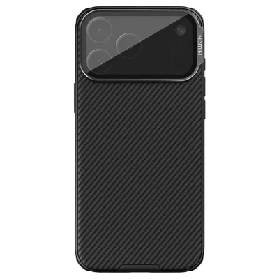 NILLKIN Camshield Prop Magnetic Series dla iPhone 17 Pro Max Case Clear Black Lens Lid PC TPU Pokrywa Tylna Telefonu