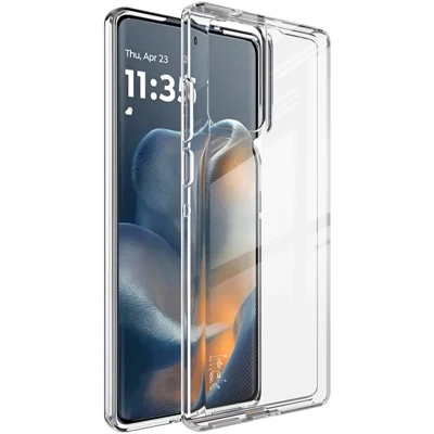 IMAK UX-10 Series For Motorola Edge 50 Fusion 5G / G96 5G Clear Phone Case Soft TPU Mobile Back Cover