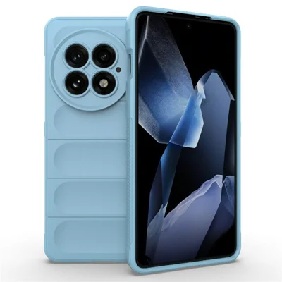 AMORUS For OnePlus 13 Case Shockproof Soft TPU Rugged Phone Back Cover - Baby Blue