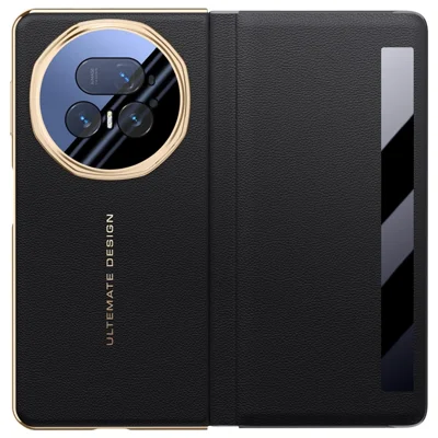 MOBESV Custodia Honor 7 A Libro Con Chiusura Magnetica: Cover In Pelle Con Porta Carte E Funzione Stand, Elegante E Pratica (Nero) - 2