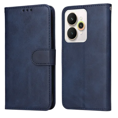 For Realme 15 Pro 5G / Realme 15 5G Case Wallet PU Leather Folio Flip Phone Cover - Blue