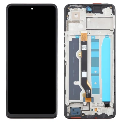 For TECNO Spark 20 Pro KJ6 Grade C LCD Screen and Digitizer Assembly + Frame Part (Without Logo)
