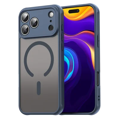 Bulk Purchasing For iPhone 17 Pro Case Compatible with MagSafe Anti Drop PC + TPU Phone Cover - Blue