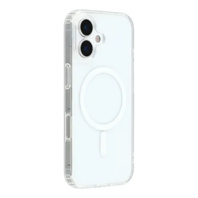 KIGC For iPhone 17 Clear Case Compatible with MagSafe TPU + PC Shockproof Phone Back Cover