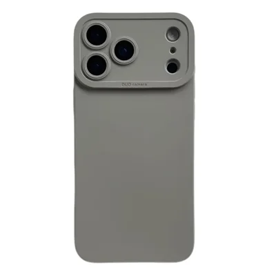 YCADEN til iPhone 17 Pro Max Case Præcisionsudskæringer TPU Beskyttende Telefondæksel - Titan Grå