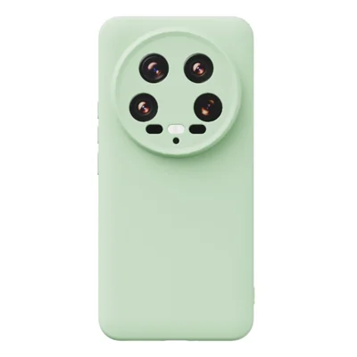 YCADEN For Xiaomi 14 Ultra Case Precise Cutouts TPU Phone Back Cover - Grass Green