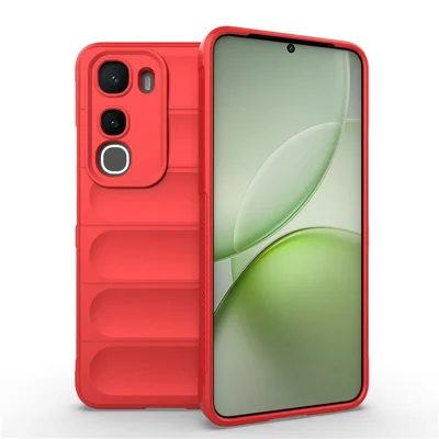 For vivo Y400 5G Case Anti-Drop Soft TPU Rugged Phone Back Cover - Red