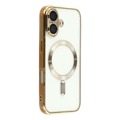 X-LEVEL For iPhone 17 Case Compatible with MagSafe Full Camera Protection TPU Phone Cover - Gold