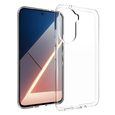 For Xiaomi Poco M7 Plus 5G / M7 4G (169mm) Case Watermark Resistant TPU Clear Phone Back Cover