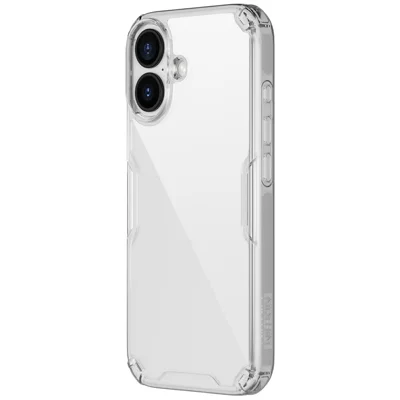 NILLKIN Nature Pro Series For iPhone 17 Case PC + TPU Anti-Scratch Clear Back Cover - Transparent