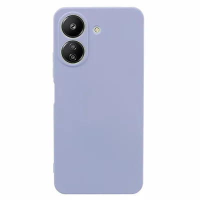 AMORUS For Xiaomi Redmi 13C 4G / Poco C65 4G Case Precise Cutouts TPU Fiber Lining Shockproof Phone Cover - Light Purple