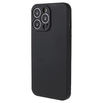 AMORUS For iPhone 13 Pro Case Precise Cutouts TPU Fiber Lining Shockproof Phone Cover - Black