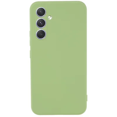 AMORUS For Samsung Galaxy A54 5G Case Precise Cutouts TPU Fiber Lining Shockproof Phone Cover - Matcha Green