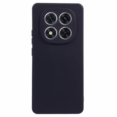 AMORUS For Xiaomi Redmi Note 14 Pro 5G  /  Poco X7 5G Case Precise Cutouts TPU Fiber Lining Shockproof Phone Cover - Black
