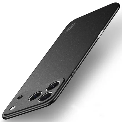 For iPhone 17 Pro Max PC Case MOFI Shield Matte Series Slim Fit Telefoonhoesje - Zwart