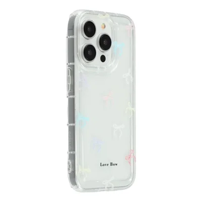 For iPhone 12 Pro Max Case Bowknot Pattern TPU Phone Back Cover - Colorful Bows