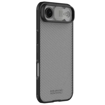 NILLKIN Camshield Pro Series For iPhone Air Case TPU + PC Phone Cover with Camera Slider - Transparent Black