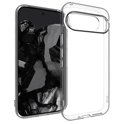 Bulk Purchasing 100PCS For Google Pixel 9 Pro XL Case Watermark Free Clear TPU Phone Cover with Lanyard Hole