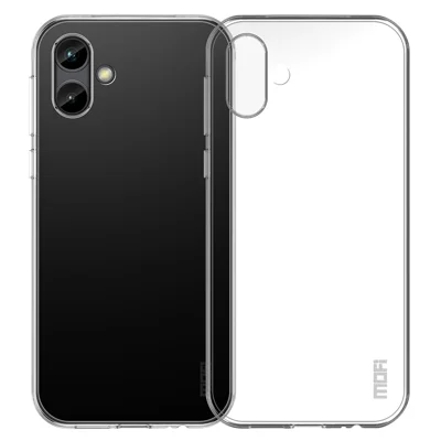 MOFI For Samsung Galaxy A04 4G (164.4 x 76.3 x 9.1 mm) Shock Absorbing Protective Phone Cover, Clear Crystal TPU Shell Case