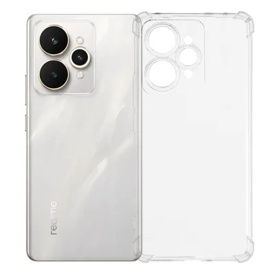 For Realme 15 5G Case Reinforced Four Corner Anti-Drop Clear TPU Phone Cover