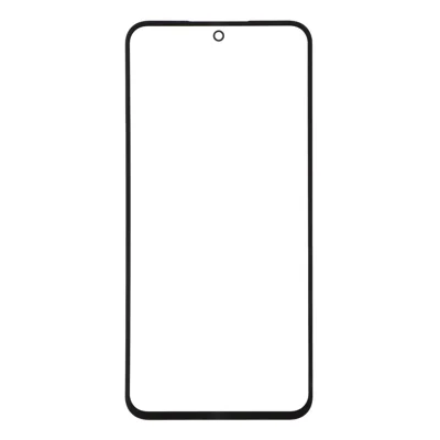 For Samsung Galaxy S24 FE S721 Front Screen Glass Lens + OCA Adhesive Replacement Parts (Without Logo)