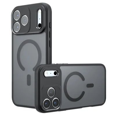 For iPhone 17 Pro Case Compatible with MagSafe TPU + PC Hybrid Matte Finish Phone Cover
