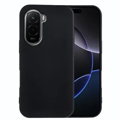 För Xiaomi Poco M7 4G (169 mm) TPU-skals mjuk matt skålläckande telefonbaklucka - Svart
