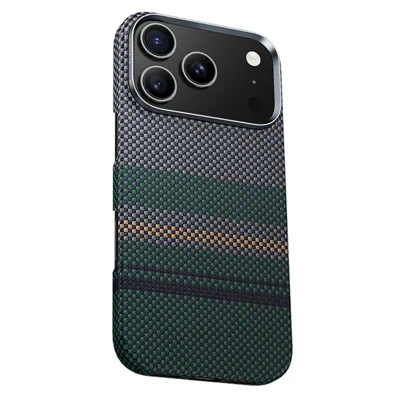 BENKS C1 For iPhone 17 Pro Case Compatible with MagSafe Aramid Fiber Aurora Flow Woven Phone Cover