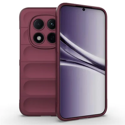 For Xiaomi Redmi Note 15 Pro 5G (Global) Case Anti-Drop Soft TPU Rugged Phone Back Cover - Wine Red