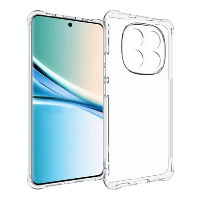 WANLONFENG For Xiaomi Poco M8 5G / Redmi Note 15 5G (Global) Clear TPU Case  TM Series 2.0mm Phone Back Cover - Transparent