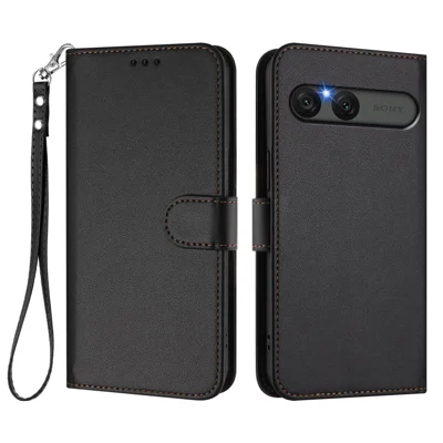 Cover Per Sony Xperia 10 II In Pelle Con Slot Per Carte E Chiusura Magnetica - Custodia A Libro Con Funzione Stand - Farfalla Blu