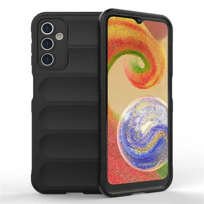 Гибкий прочный чехол из ТПУ для Samsung Galaxy A14 5G / A14 4G, защита от царапин, черный цвет