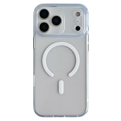 For iPhone 18 Pro Max / 17 Pro Max Magnetic Case Matte Clear Phone Cover Compatible with MagSafe