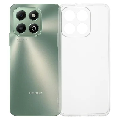 For Honor X7d 4G / 400 Smart 5G Back Cover Ultra Thin Flexible TPU Clear Phone Case