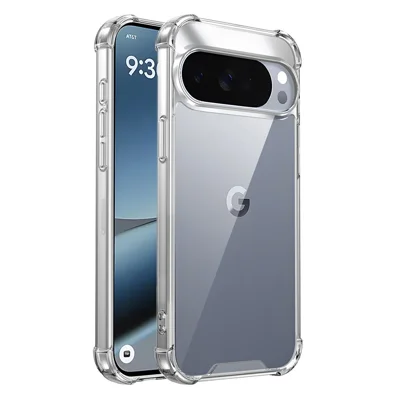 For Google Pixel 10 Pro XL Case Reinforced Corner 1.5mm PC + TPU Ultra Clear Phone Cover