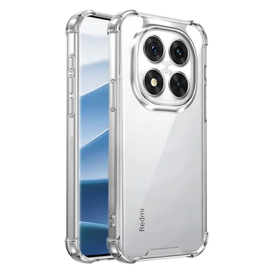 For Xiaomi Poco X7 5G / Redmi Note 14 Pro 5G Case Reinforced Corner 1.5mm PC + TPU Ultra Clear Phone Cover